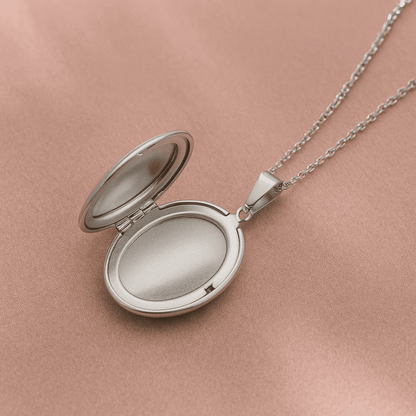 Custom Photo Engraved Memorial Ash Pendant - Hidden Forever