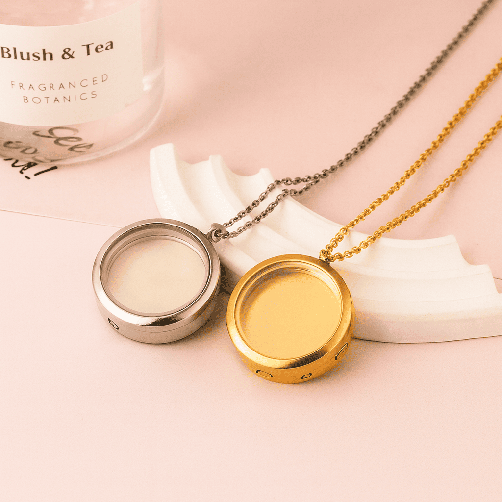 Custom Photo Engraved Memorial Ash Pendant - Hidden Forever