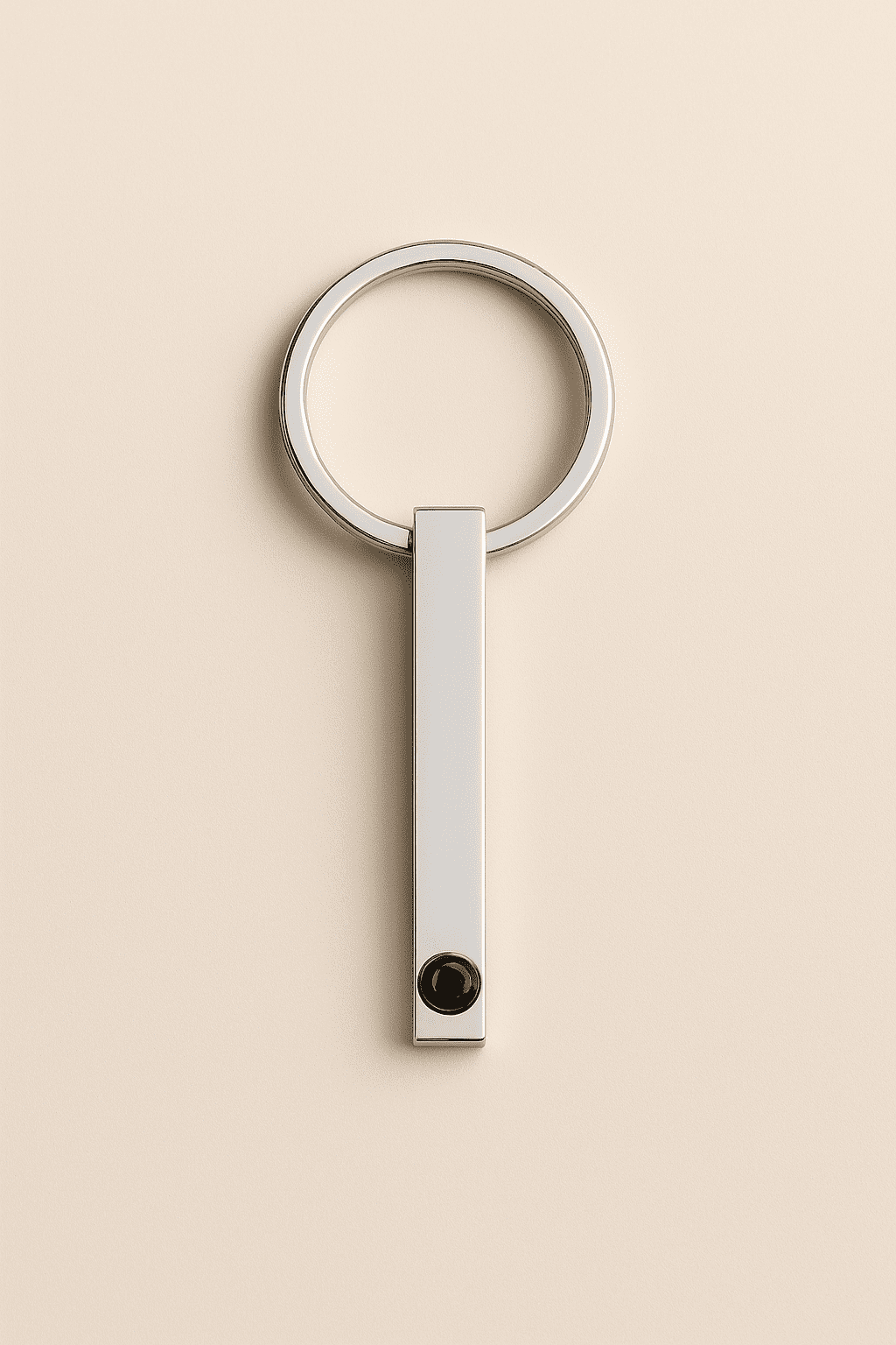 Custom Photo Projection Bar Key Ring - Hidden Forever
