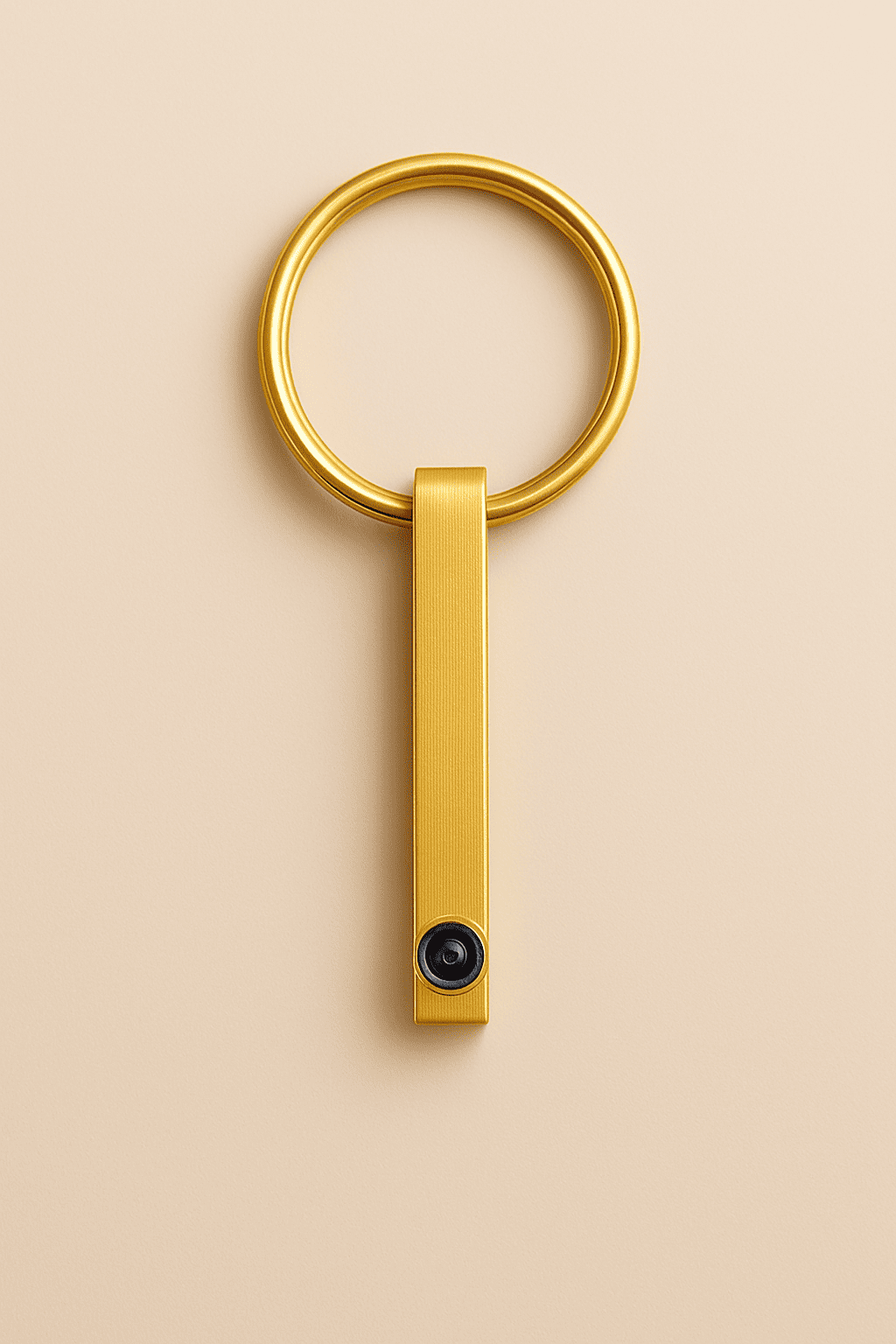 Custom Photo Projection Bar Key Ring - Hidden Forever