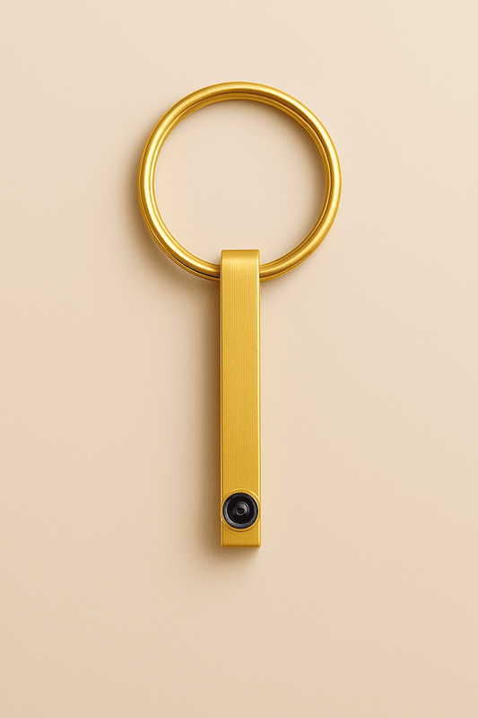 Custom Photo Projection Bar Key Ring - Hidden Forever