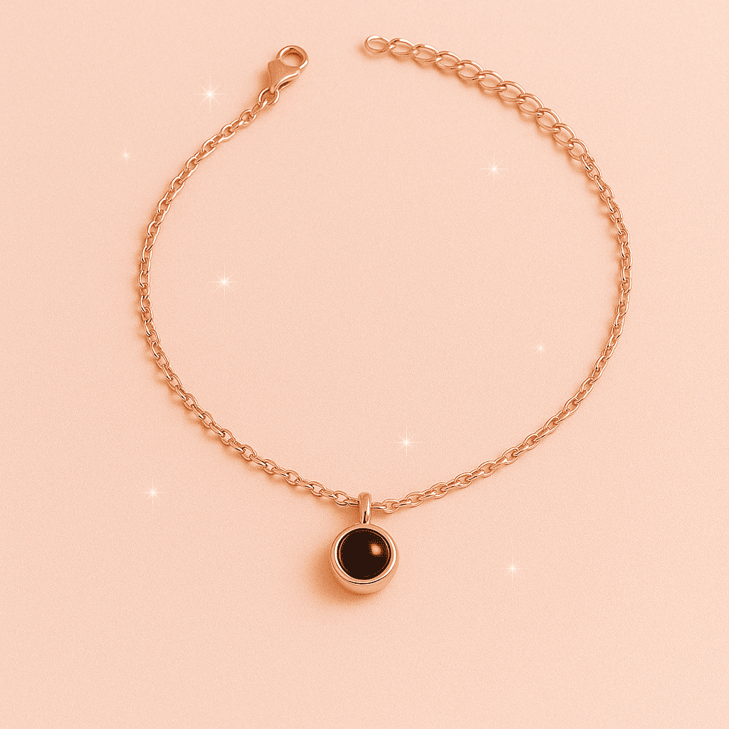 Custom Photo Projection Circle Bracelet - Hidden Forever