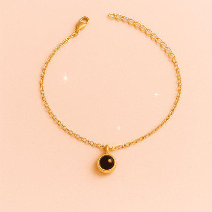 Custom Photo Projection Circle Bracelet - Hidden Forever