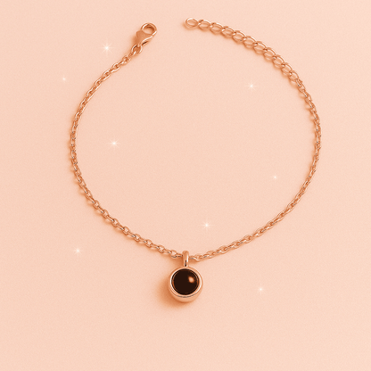 Custom Photo Projection Circle Bracelet - Hidden Forever