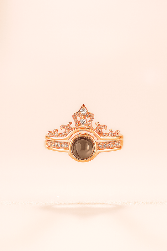 Hidden Photo Rings Birthstone Rings — Personalized Photo Birthstone Ring – Hidden Forever