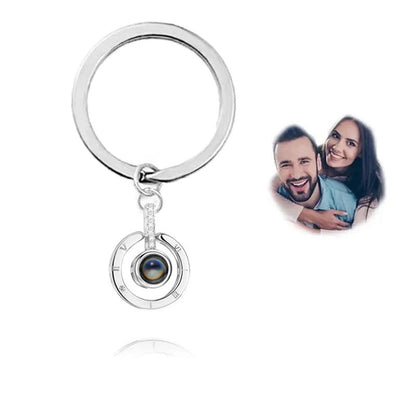 Custom Photo Projection Keychain - Hidden Forever