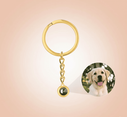 Custom Photo Projection Keychain - Hidden Forever