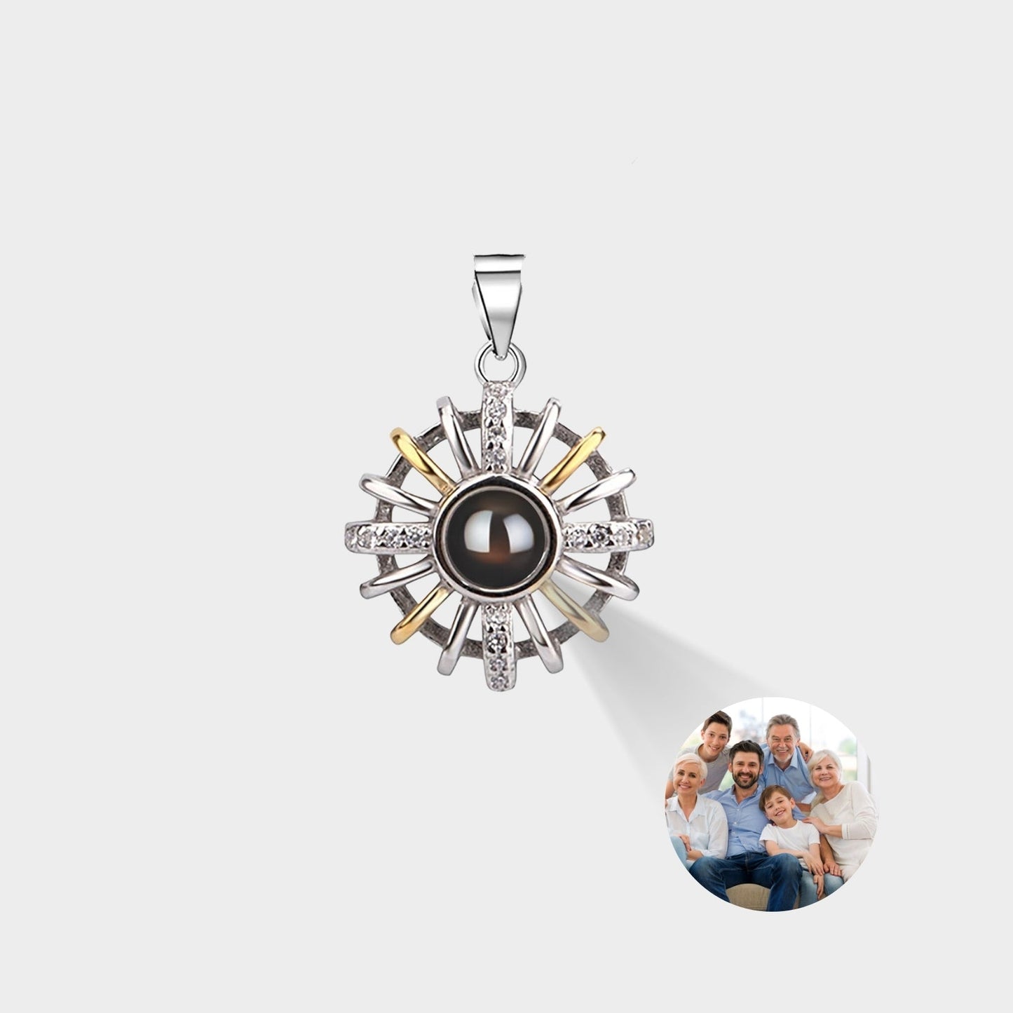 Custom Photo Projection Pendants & Charms - Hidden Forever