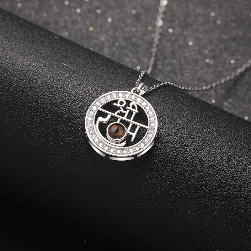 Custom Projection Om Necklace - Hidden Forever