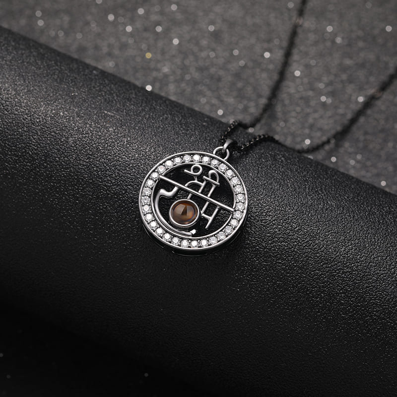 Custom Projection Om Necklace - Hidden Forever