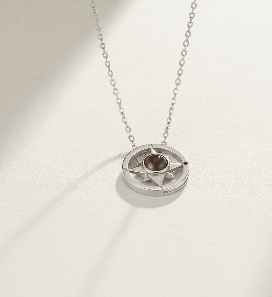 Custom Solara Hidden Photo Necklace - Hidden Forever