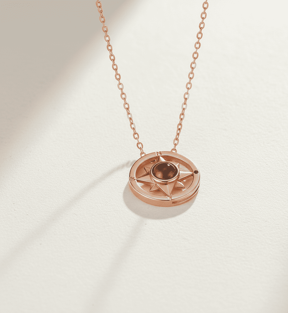 Custom Solara Hidden Photo Necklace - Hidden Forever