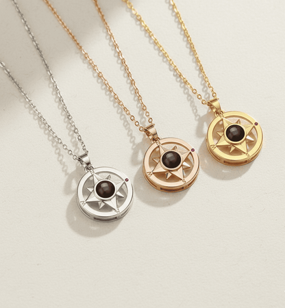 Custom Solara Hidden Photo Necklace - Hidden Forever