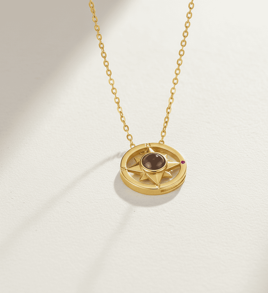 Custom Solara Hidden Photo Necklace - Hidden Forever