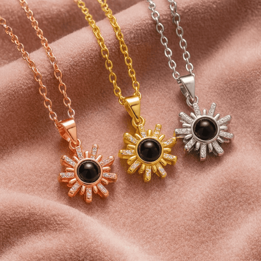 Custom Solstice Hidden Photo Necklace - Hidden Forever