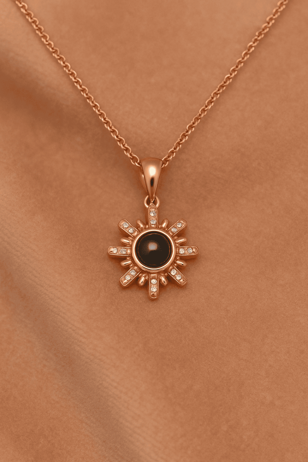 Custom Solstice Hidden Photo Necklace - Hidden Forever