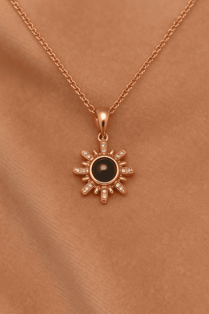 Custom Solstice Hidden Photo Necklace - Hidden Forever