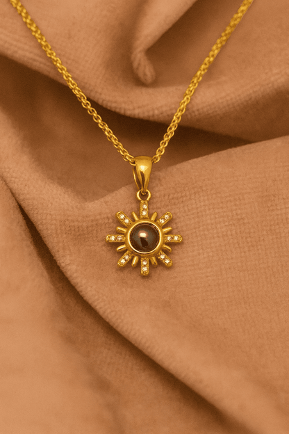 Custom Solstice Hidden Photo Necklace - Hidden Forever