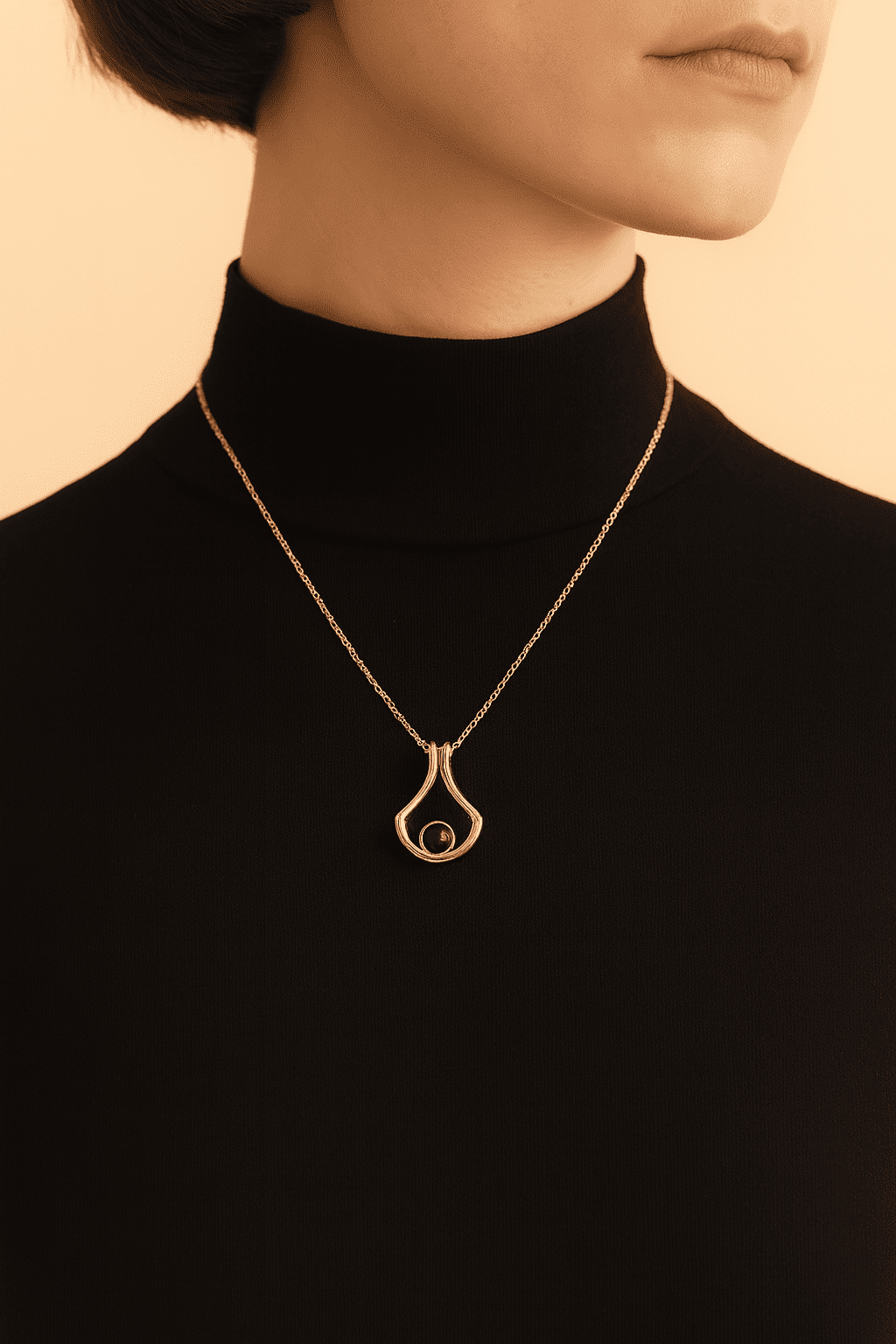 Custom Unique Shaped Hidden Photo Necklace - Hidden Forever