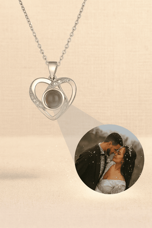 Custom Viking Heart Hidden Photo Necklace - Hidden Forever
