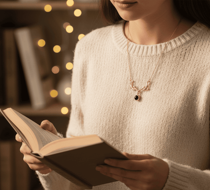 Custom Vine Zircon Gem Hidden Photo Necklace - Hidden Forever