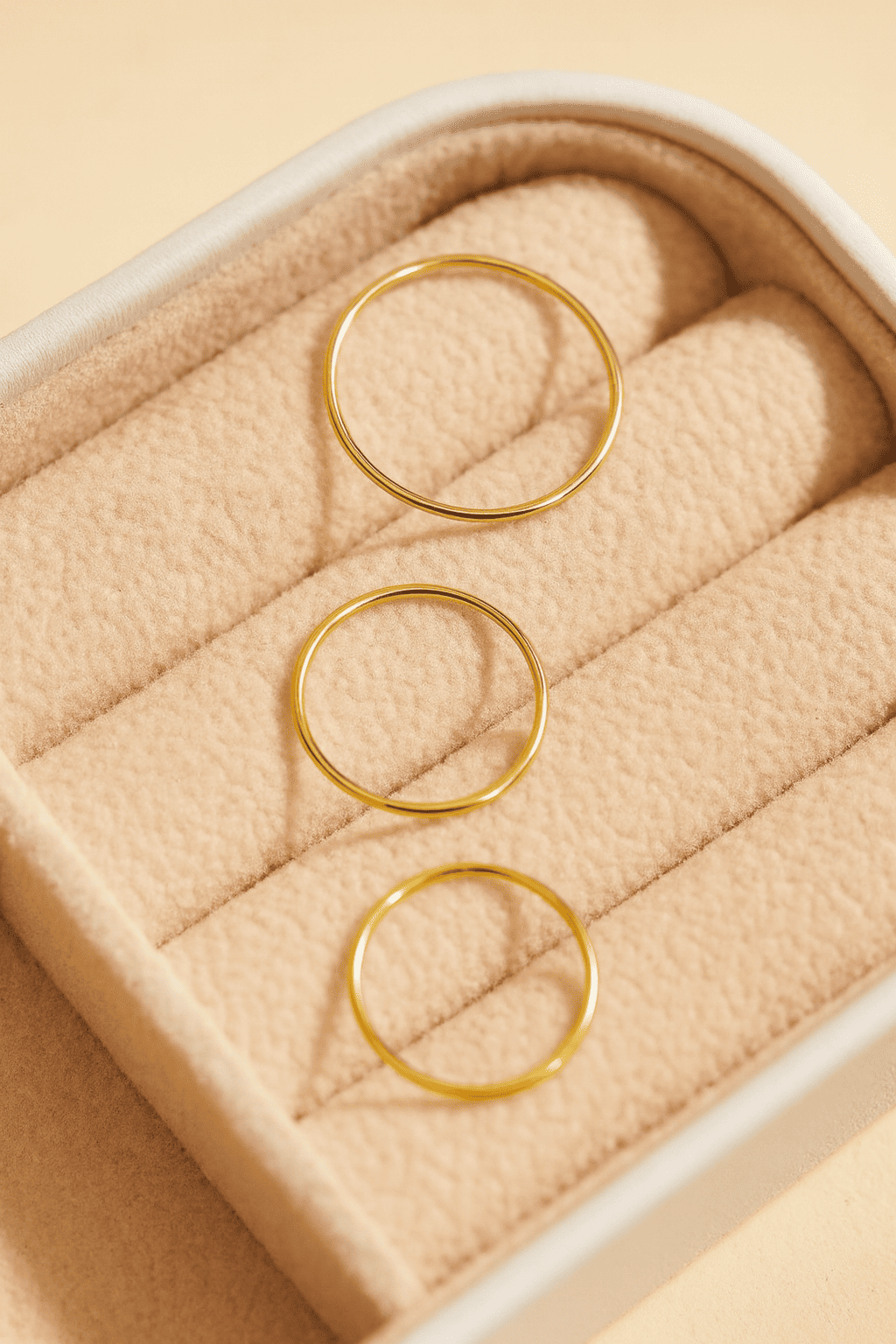 Dainty 18 Gold & Silver Rings - Hidden Forever
