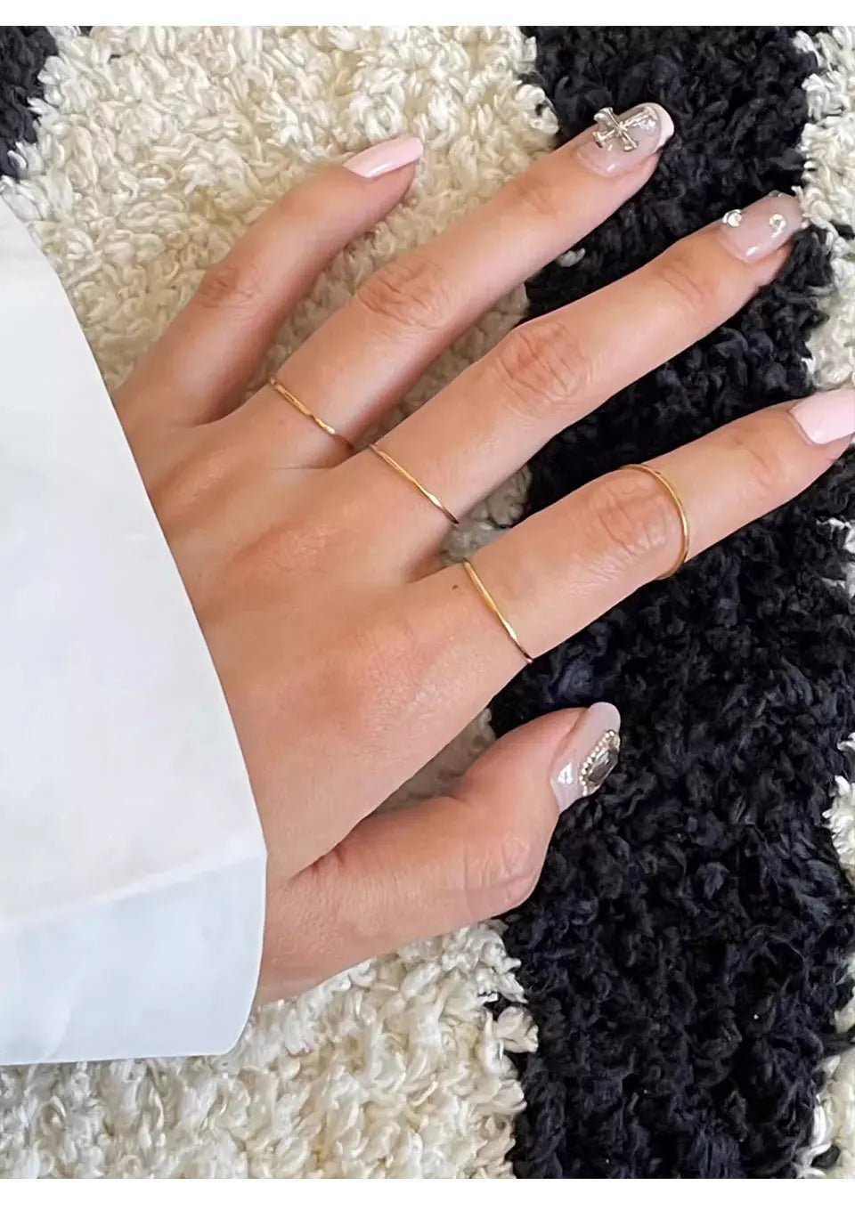 Dainty 18 Gold & Silver Rings - Hidden Forever