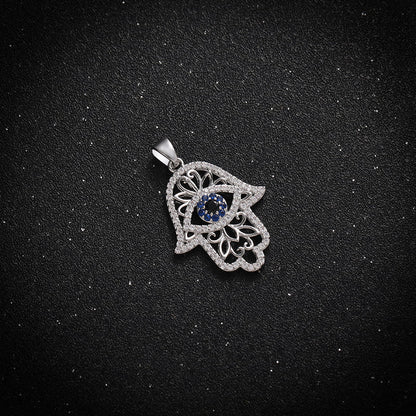 Divine Protection Hamsa Projection Necklace - Hidden Forever