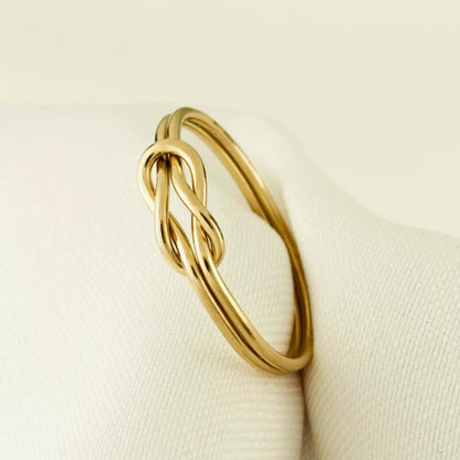 Double Love Knot Ring - Hidden Forever