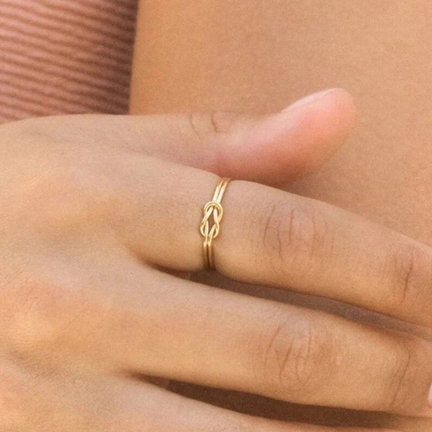 Double Love Knot Ring - Hidden Forever