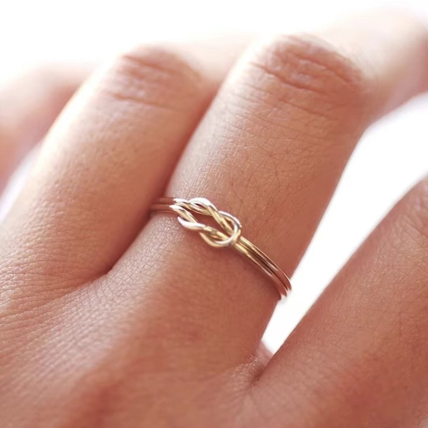 Double Love Knot Ring - Hidden Forever