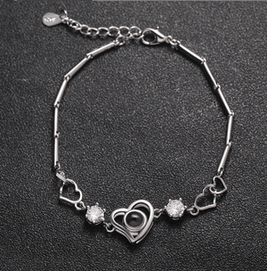 Eclipse Heart Hidden Photo Bracelet - Hidden Forever
