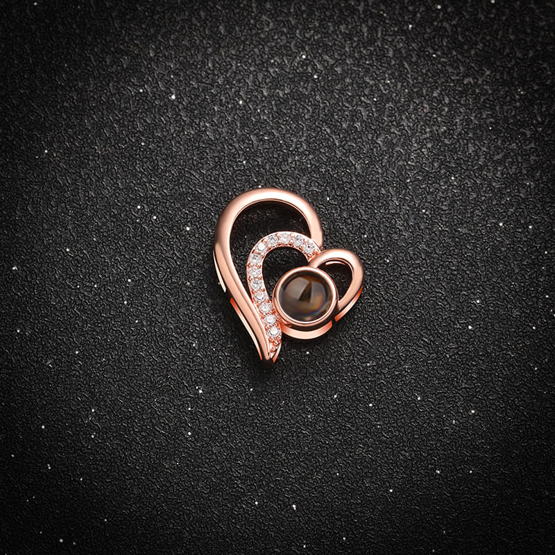 Embrace Heart Memory Projection Necklace - Hidden Forever