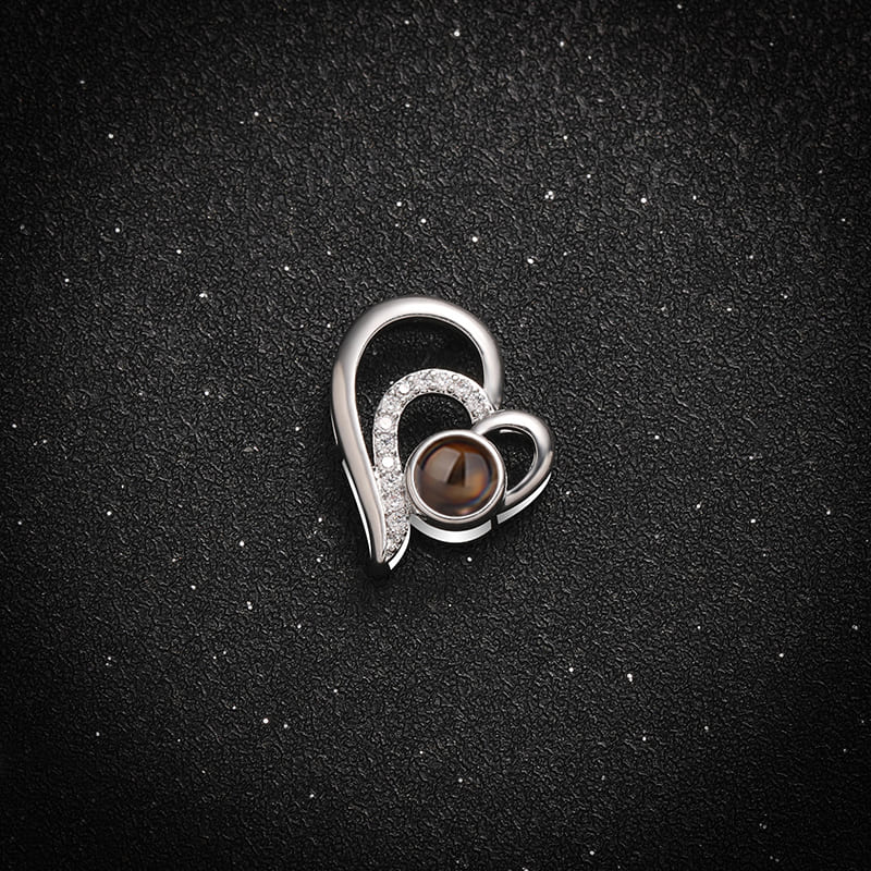 Embrace Heart Memory Projection Necklace - Hidden Forever