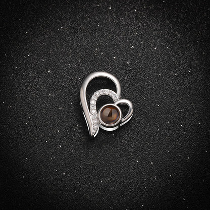 Embrace Heart Memory Projection Necklace - Hidden Forever