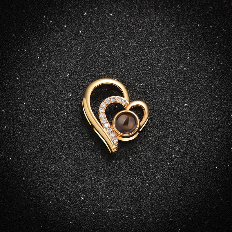Embrace Heart Memory Projection Necklace - Hidden Forever