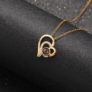 Embrace Heart Memory Projection Necklace - Hidden Forever