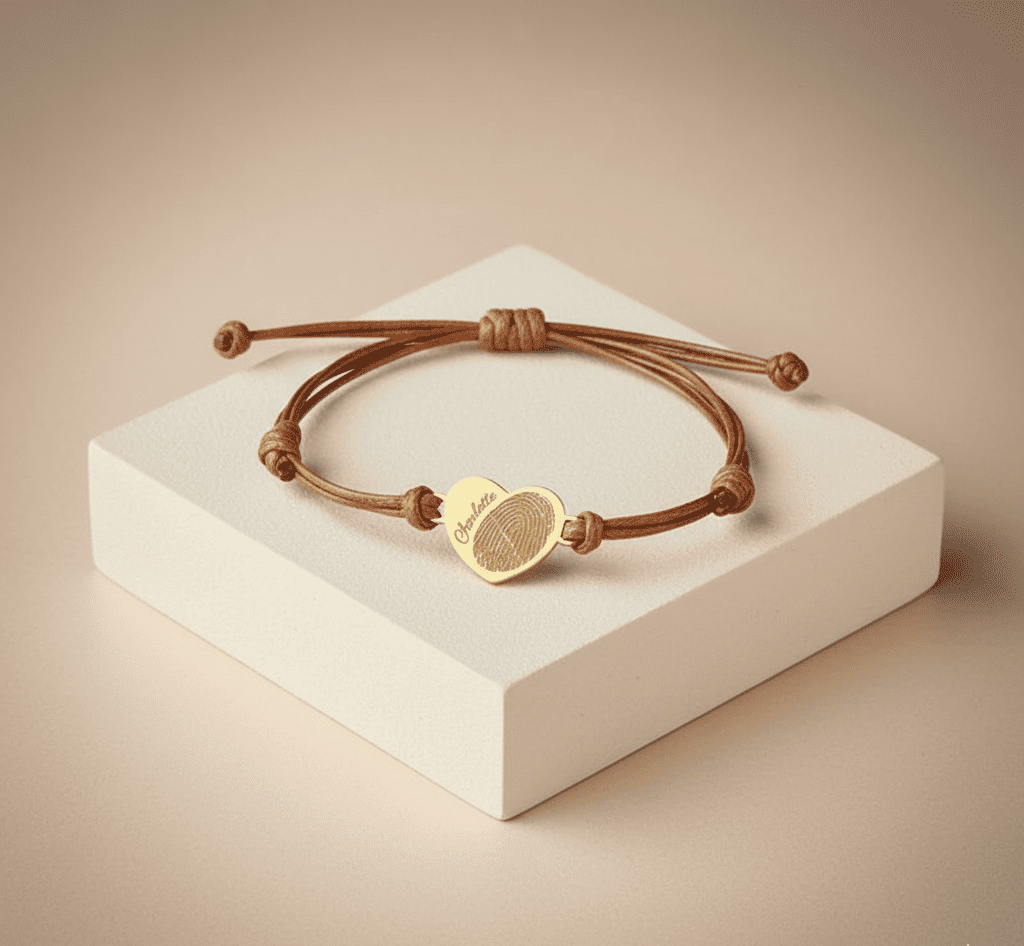 Embrace Memories Fingerprint Charm Bracelet - Hidden Forever