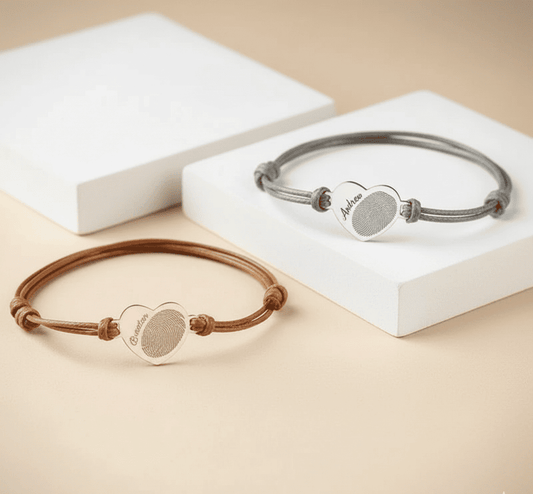 Embrace Memories Fingerprint Charm Bracelet - Hidden Forever