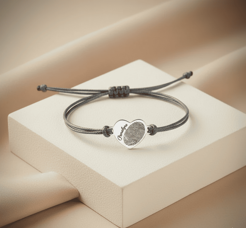 Embrace Memories Fingerprint Charm Bracelet - Hidden Forever