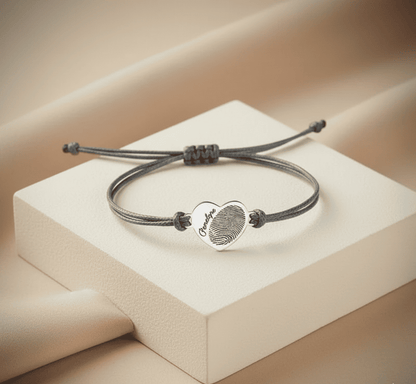 Embrace Memories Fingerprint Charm Bracelet - Hidden Forever
