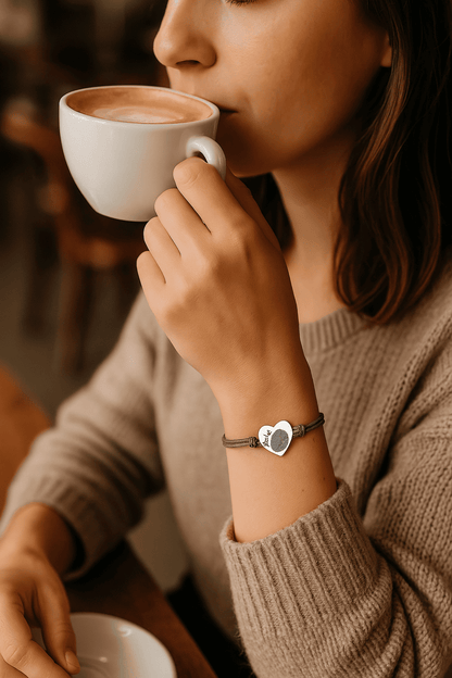 Embrace Memories Fingerprint Charm Bracelet - Hidden Forever