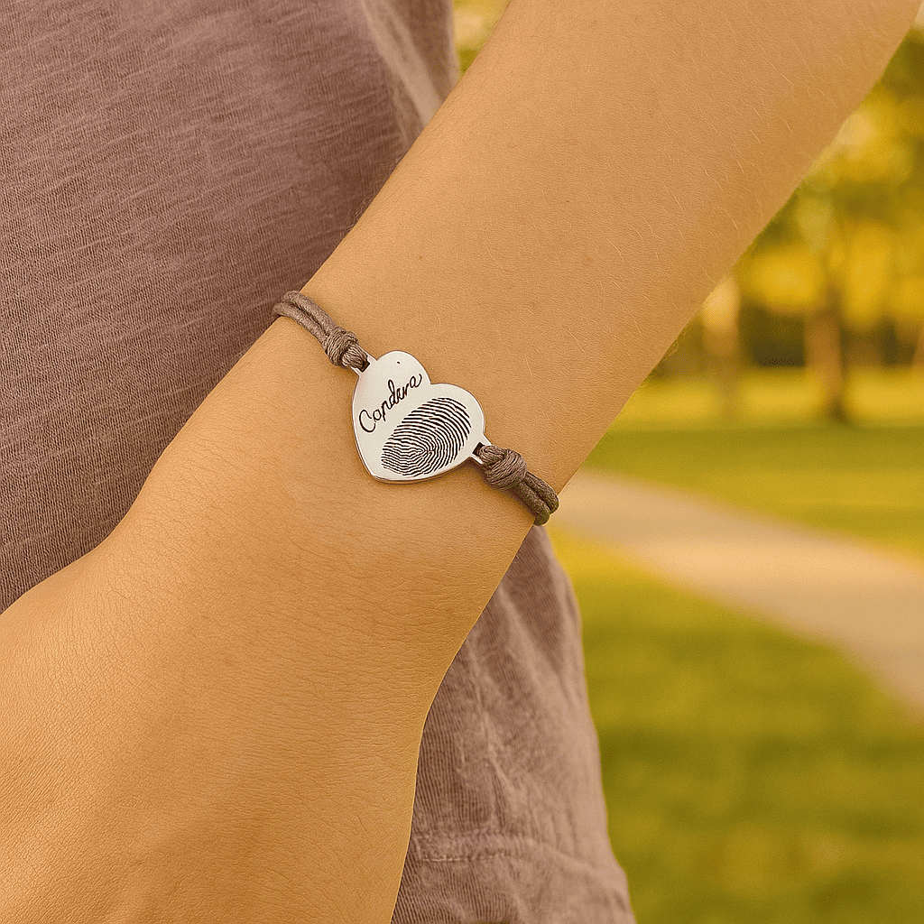 Embrace Memories Fingerprint Charm Bracelet - Hidden Forever