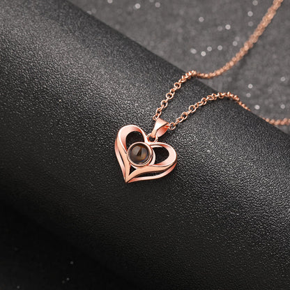 Endless Love Projection Necklace - Hidden Forever