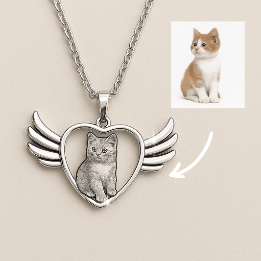 Engraved Necklace & Keyring - Add Your Photo - Hidden Forever