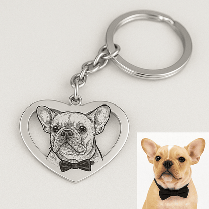 Engraved Necklace & Keyring - Add Your Photo - Hidden Forever