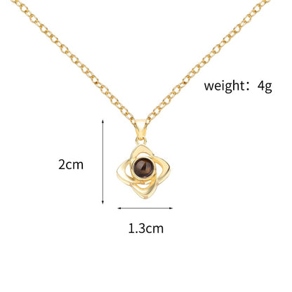 Eternal Bloom Projection Necklace - Hidden Forever