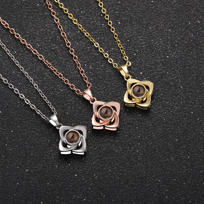Eternal Bloom Projection Necklace - Hidden Forever
