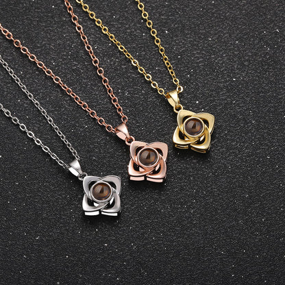 Eternal Bloom Projection Necklace - Hidden Forever
