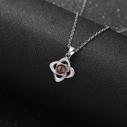 Eternal Bloom Projection Necklace - Hidden Forever